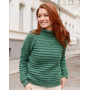 Green Harmony by DROPS Design - Patron de tricot pour chemisier taille S - XXXL