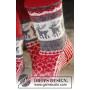 Cavalcade Noël par DROPS Design - Patron de Chaussettes Noël Tricotées pour Homme avec Motif Norvégien Pointures 26-43