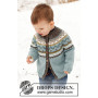 Edge of the Woods Jacket by DROPS Design - Patron de tricot pour cardigan taille 2-12 ans