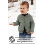 First Leaf Jacket par DROPS Design - Patron de tricot pour cardigan taille 2-12 ans