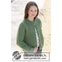 Fresh Lime Jacket by DROPS Design - Patron de tricot pour cardigan taille 2-12 ans
