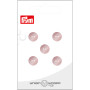 Prym Bouton en plastique rose 10mm 2 trous - 5 pcs