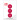 Prym Bouton plat en plastique rose 20mm - 3 pcs