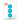 Prym Bouton plat en plastique Turquoise 20mm - 3 pcs