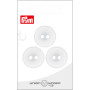 Prym Bouton en Plastique Blanc 23mm - 3 pièces