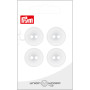 Bouton en plastique Prym blanc 20mm - 4 pcs