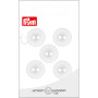 Bouton en plastique Prym blanc 18mm - 5 pcs