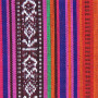 Jacquard avec rayures mexicaines Tissu 38 - 50cm