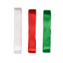 Infinity Hearts Satin Ribbon Christmas 15mm Red/Green/White - 500cm par couleur - 3 pcs