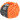 Lana Grossa Cool Wool Fil 6526 Orange Néon / Orange Doux