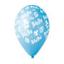 Bini Balloons Ballons Bébé Garçon Bleu clair Ø29cm - 5 pcs