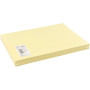 Papier Cartonné Coloré, jaune clair, A4, 210x297 mm, 180 gr, 100 flles/ 1 Pq.