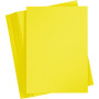 Papier Cartonné Coloré, sun yellow, A4, 210x297 mm, 180 gr, 100 flles/ 1 Pq.