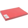 Papier Cartonné Coloré, rouge cerise, A4, 210x297 mm, 180 gr, 100 flles/ 1 Pq.