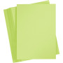 Papier Cartonné Coloré, vert clair, A4, 210x297 mm, 180 gr, 100 flles/ 1 Pq.