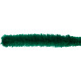 Fil chenille, ass. de couleurs, L: 30 cm, ép. 15 mm, 200 ass./ 1 Pq.