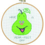 Kit de broderie Permin Have a perfect day Ø18