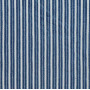 Tissu Denim 145cm 007 Rayures bleues - 50cm