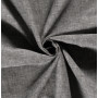 Tissu mélangé lin/coton 145cm 069 Gris foncé - 50cm