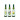 Kit de broderie Permin Pâques 3pk tabliers à bouteilles 10x15cm