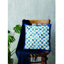 Kit de broderie Permin carrés bleus 38x38cm