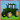 Kit de broderie Permin Tracteur pour enfants 25x25cm