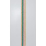 Bande élastique 25mm Or/Vert/Blanc/Rouge avec/Lurex - 50 cm