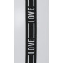 Bande élastique 38mm Love Black/White - 50 cm