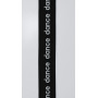 Bande élastique 38mm Danse Noir/Blanc - 50 cm