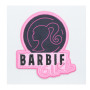 Autocollant thermocollant Barbie Girl 7 x 7,5 cm