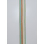 Sangle de sac en polyester 38mm Beige/Brown/Turquoise - 50 cm