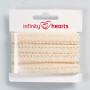 Infinity Hearts Dentelle Polyester 11mm 2 Écru - 5m