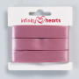 Infinity Hearts Ruban de satin double face 15mm 158 Old Pink - 5m