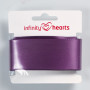 Infinity Hearts Ruban Satin Double Face 38mm 473 Violet foncé - 5m