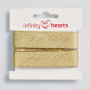 Ruban de biais Infinity Hearts Lurex 40/20mm 02 Gold