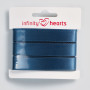 Infinity Hearts Ruban Satin Double Face 15mm 369 Military Blue - 5m