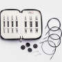 KnitPro Karbonz Special Kit Aiguilles Circulaires Interchangeables Carbone 60-80-100 cm 3-6 mm 7 tailles