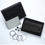 Knitpro Karbonz Box of Joy Kit Aiguilles Circulaires Interchangeables 3,5-8 mm 8 tailles