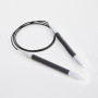 Aiguilles circulaires KnitPro Karbonz Asymmestric Fibre de carbone 25 cm 3.25mm