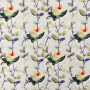 Tissu de lin/jersey de viscose 151 fleurs - 50cm