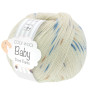 Lana Grossa Cool Wool baby Yarn Print 364 Crème/Camel/Gris clair/Gris foncé