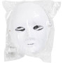 Masque, blanc, H: 22 cm, L: 17 cm, 10 pièce/ 10 Pq.