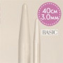 Drops Basic Aiguilles à Tricoter Circulaires Fixes Aluminium 40cm 3,00mm / 15.7in US2½