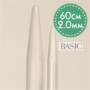 Drops Basic Aiguilles à Tricoter Circulaires Fixes Aluminium 60cm 2,00mm / 23.6in US0