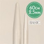 Drops Basic Aiguilles à Tricoter Circulaires Fixes Aluminium 60cm 2,50mm / 23.6in US1½