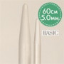 Drops Basic Aiguilles à Tricoter Circulaires Fixes Aluminium 60cm 5,00mm / 23.6in US8