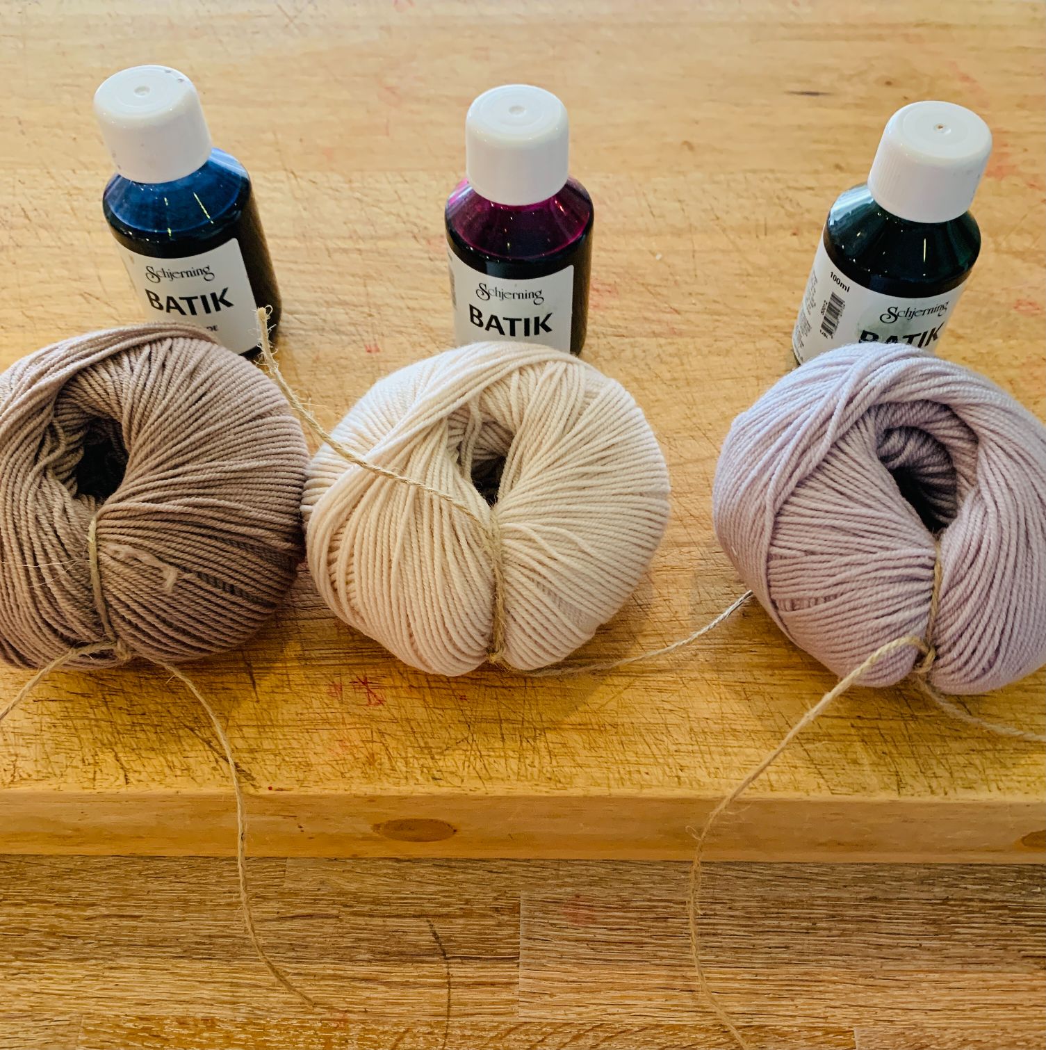 Teinture pour la laine vert - Teindre un vêtement en laine